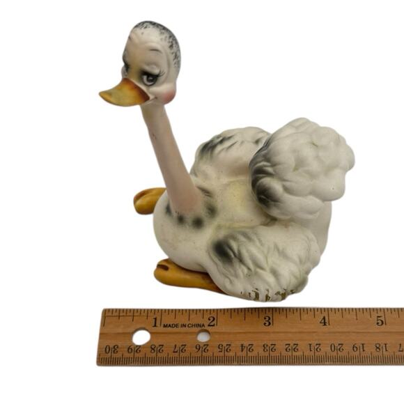 Vintage Joseph Originals Ceramic Ostrich Figurine 5” x 4”. Kitschy - Picture 11 of 11